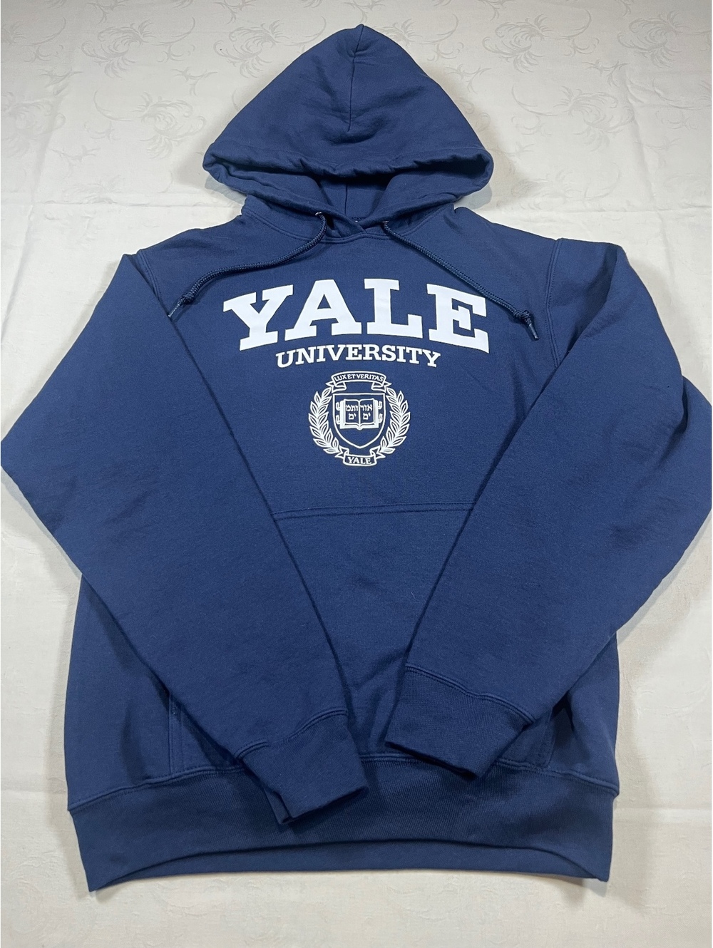 Yale University Navy Blue Fleece Hoodie Small/Medium